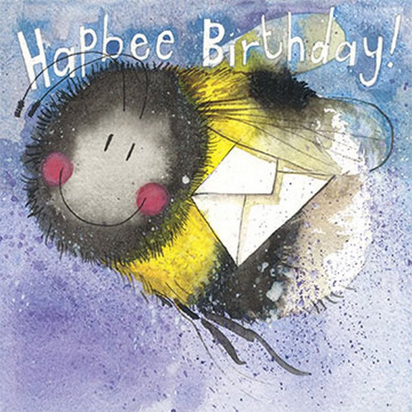 Alex Clark Happy Birthday Karte - Birthday Bee