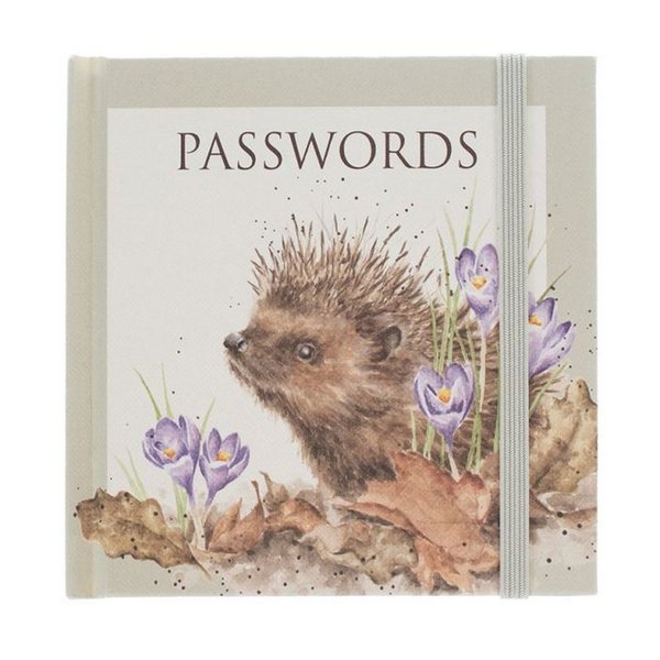Wrendale Passwortbuch Igel - nie wieder Passwörter vergessen