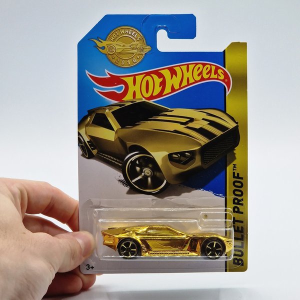 Hot Wheels - Bullet Proof Gold Edition - Longcard - Old Mainline